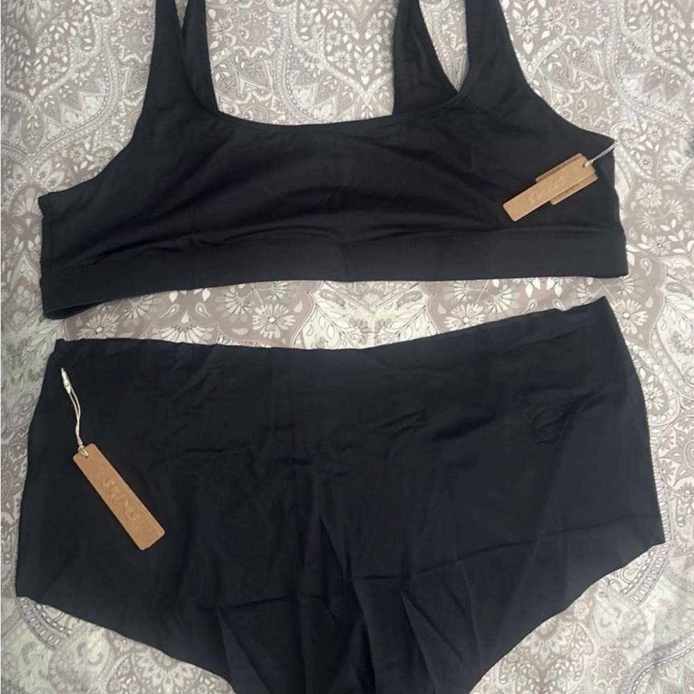 SKIMS 4X Bundle ONYX Underwear and Top